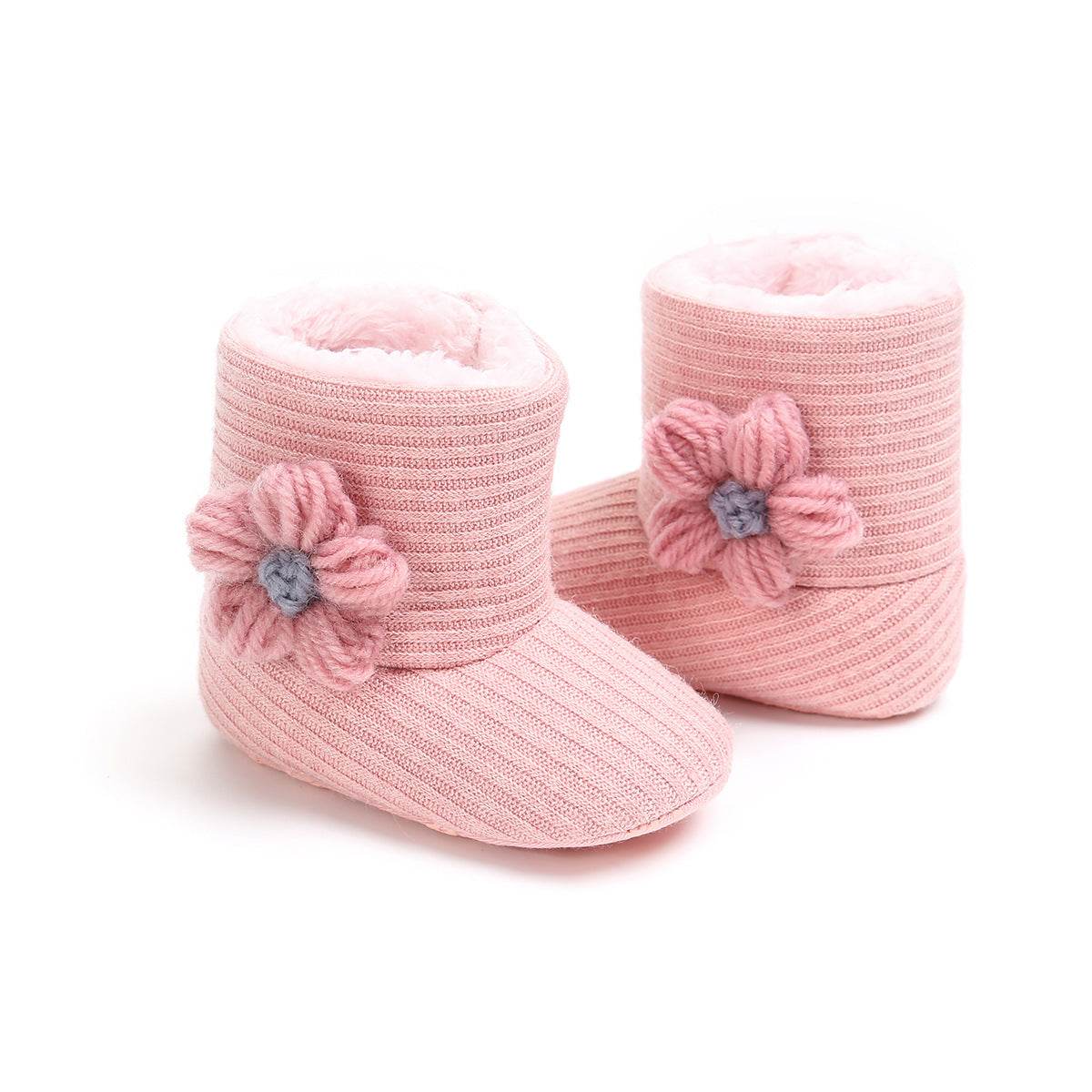 Sunflower Warm Boots Baby Shoes Baby Boots Cotton Boots Baby Choes Toddler Shoes - Mubimart