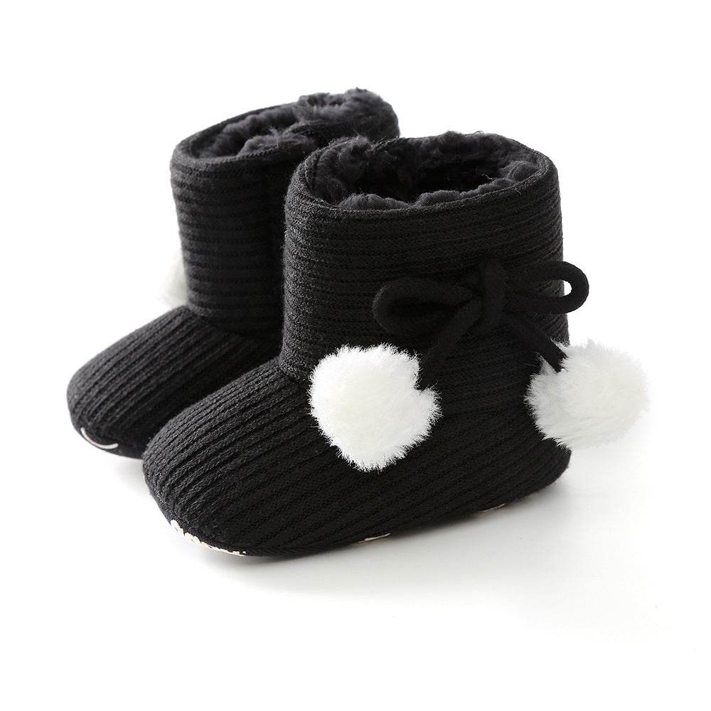 Sunflower Warm Boots Baby Shoes Baby Boots Cotton Boots Baby Choes Toddler Shoes - Mubimart