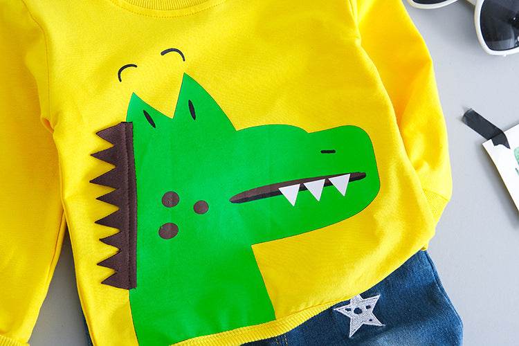 Super Cute Baby Boy Set - Sweater & Pants - Mubimart