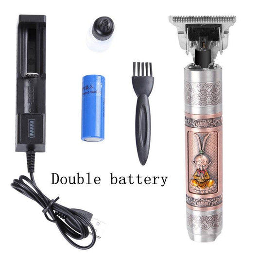 T9 Hair Clipper Professional Electric Hair Trimmer 0mm Baldheaded Cutter Beard S - Mubimart