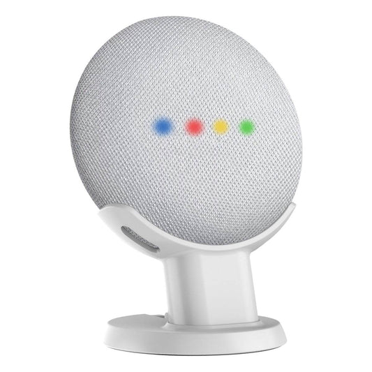 Table holder Voice Assistants Compact Holder Case Plug in Kitchen Bedroom Study Audio Mount - Mubimart