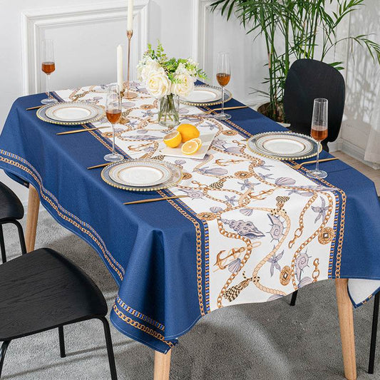 Tablecloth cotton and linen tablecloth - Mubimart
