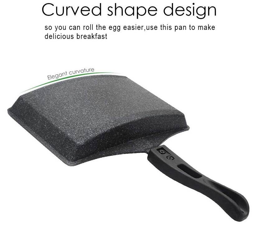 Tamagoyaki Pot Siomaifan Stone Non-stick Pan Japanese Egg Roll Pan Frying - Mubimart