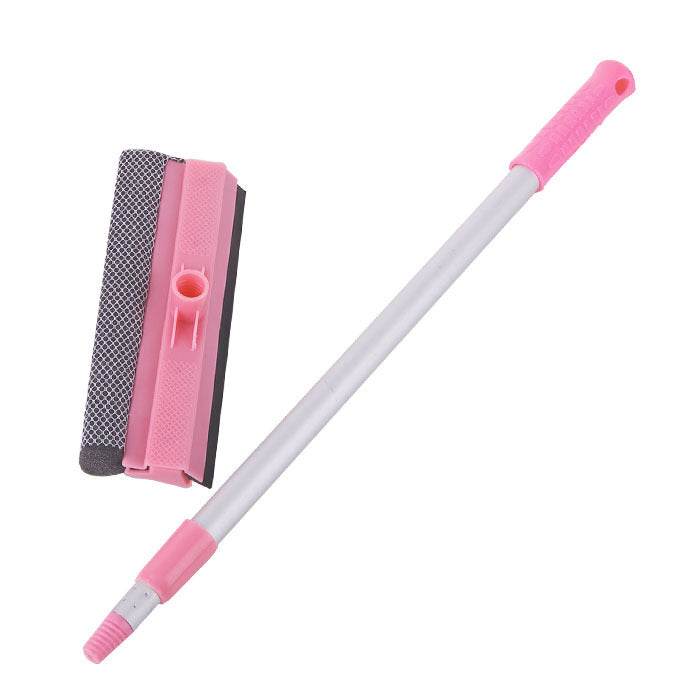 Telescopic rod double-sided glass cleaner - Mubimart
