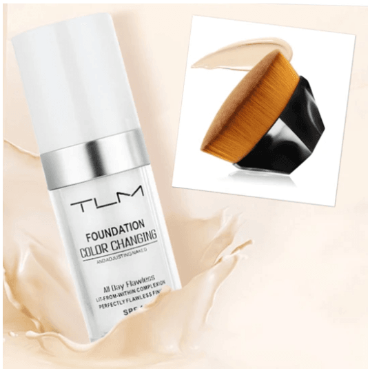 Temperature Liquid Foundation Concealer Portable Natural Color Makeup Foundation BB Concealer - Mubimart