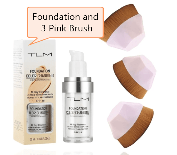 Temperature Liquid Foundation Concealer Portable Natural Color Makeup Foundation BB Concealer - Mubimart