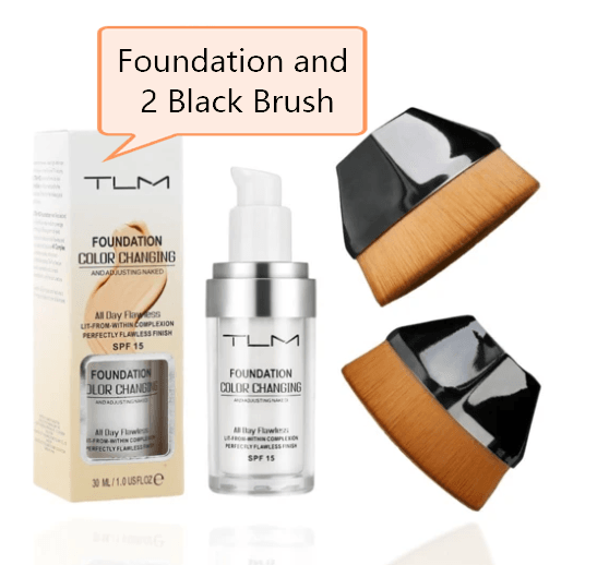 Temperature Liquid Foundation Concealer Portable Natural Color Makeup Foundation BB Concealer - Mubimart