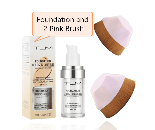 Temperature Liquid Foundation Concealer Portable Natural Color Makeup Foundation BB Concealer - Mubimart