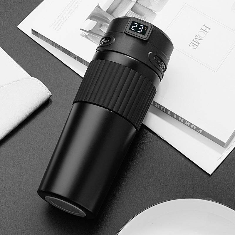 The New Stainless Steel Intelligent Temperature Display Coffee Cup Is Portable - Mubimart