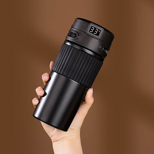 The New Stainless Steel Intelligent Temperature Display Coffee Cup Is Portable - Mubimart