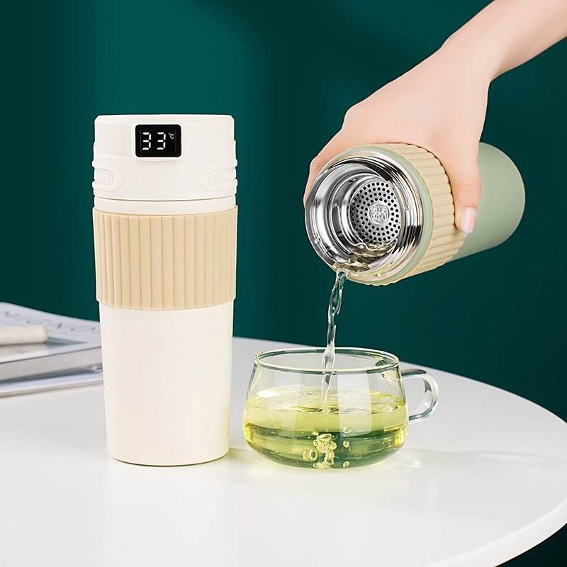 The New Stainless Steel Intelligent Temperature Display Coffee Cup Is Portable - Mubimart