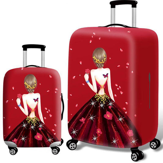 Thickened Elastic Wear-resistant Luggage Protective Cover - Mubimart