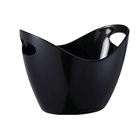 Thickened Plastic Transparent Ingot Ice Bucket Acrylic Champagne Bucket - Mubimart