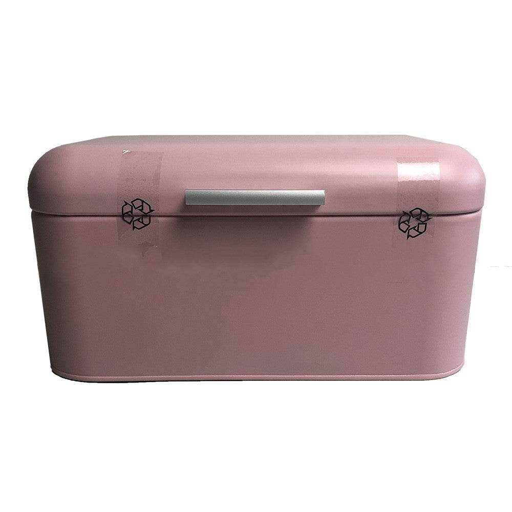 Tin Retro Kitchen Storage Can Bread Box - Mubimart