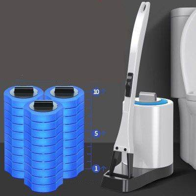 Toilet Brush Without Dead Angle Cleaning Toilet Brush Disposable Household Long Handle Cleaner Tool Bathroom Accessories - Mubimart