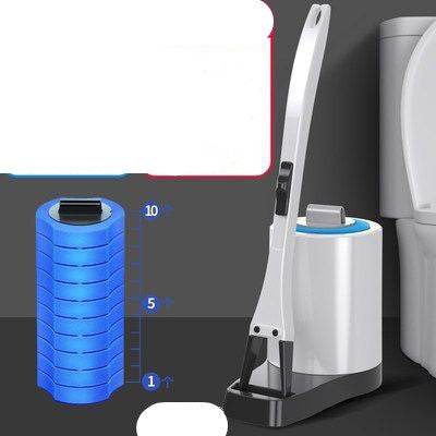 Toilet Brush Without Dead Angle Cleaning Toilet Brush Disposable Household Long Handle Cleaner Tool Bathroom Accessories - Mubimart