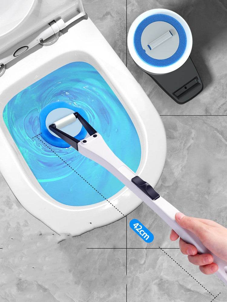 Toilet Brush Without Dead Angle Cleaning Toilet Brush Disposable Household Long Handle Cleaner Tool Bathroom Accessories - Mubimart
