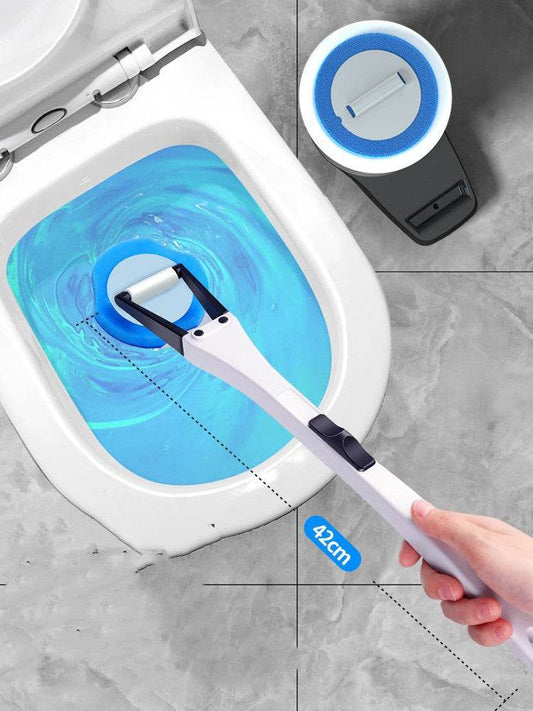 Toilet Brush Without Dead Angle Cleaning Toilet Brush Disposable Household Long Handle Cleaner Tool Bathroom Accessories - Mubimart