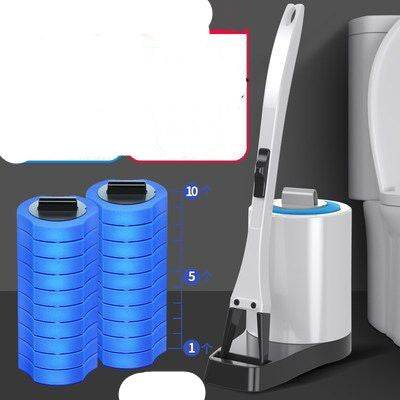 Toilet Brush Without Dead Angle Cleaning Toilet Brush Disposable Household Long Handle Cleaner Tool Bathroom Accessories - Mubimart