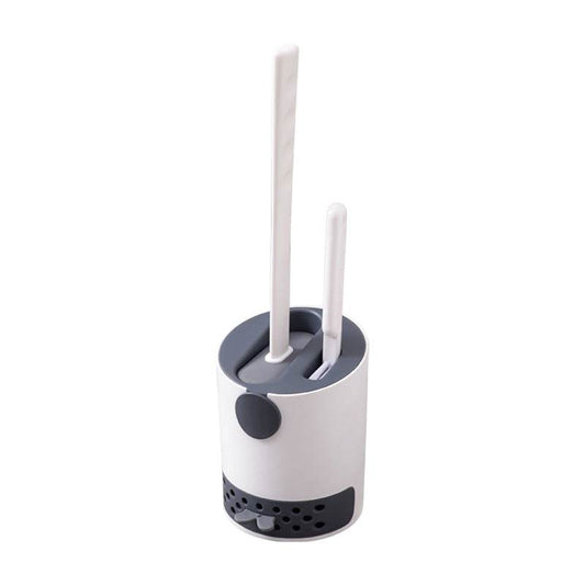 Toilet Cleaning Brush Multifunctional Double-headed Toilet Brush - Mubimart