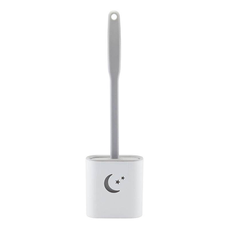 Toilet Soft Glue Dead Corner Cleaning Toilet Gap Long Handle Toilet Toilet Brush - Mubimart