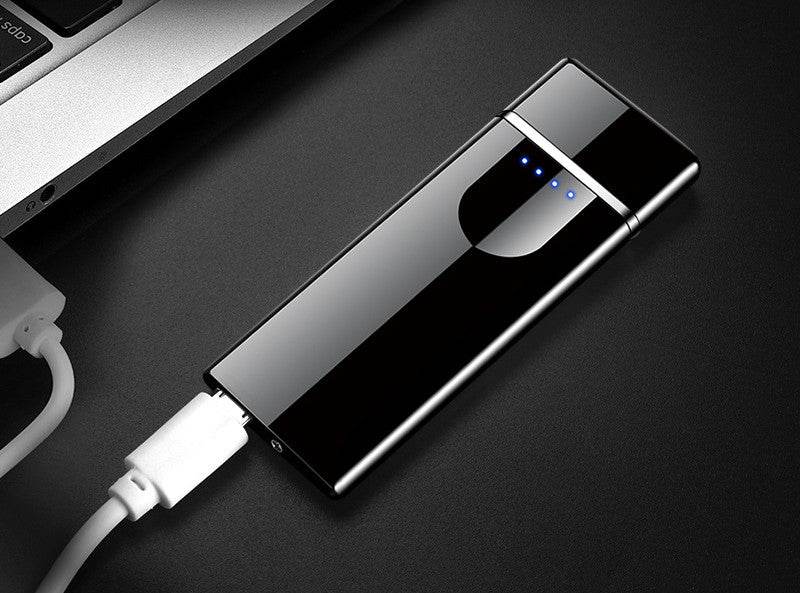 Touch Screen Induction Lighter, Rechargeable Cigarette Lighter Lighter, Lightweight Portable Lighter - Mubimart