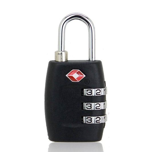 Tourism Luggage Zipper Lock Plastic TSA Code Lock - Mubimart