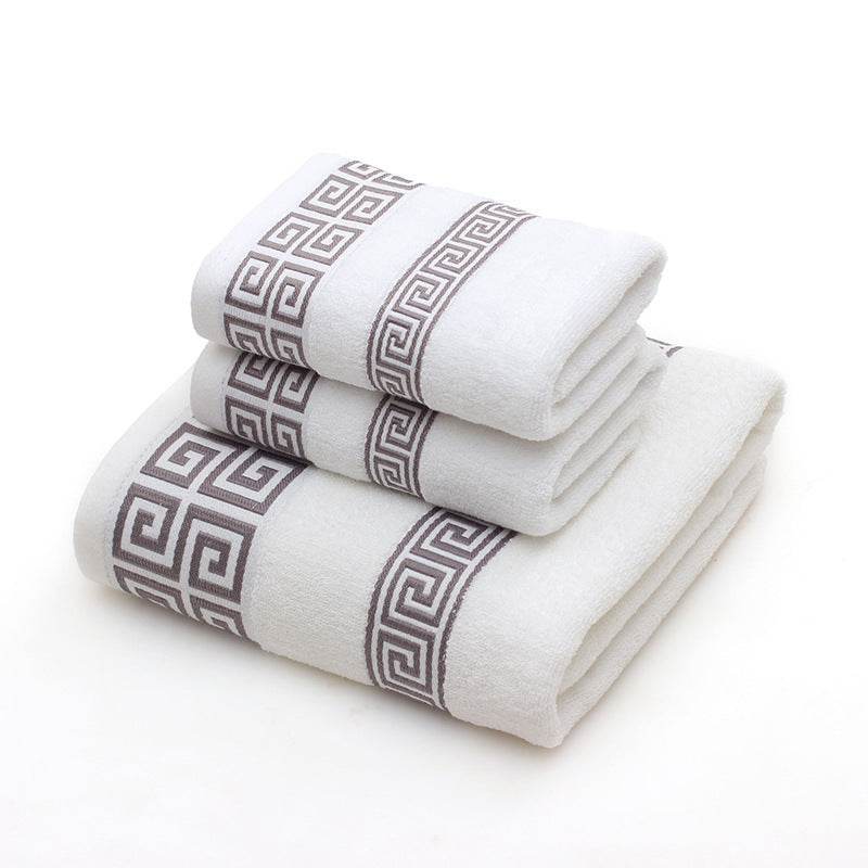 Towels Gift Box Three-piece Set - Mubimart