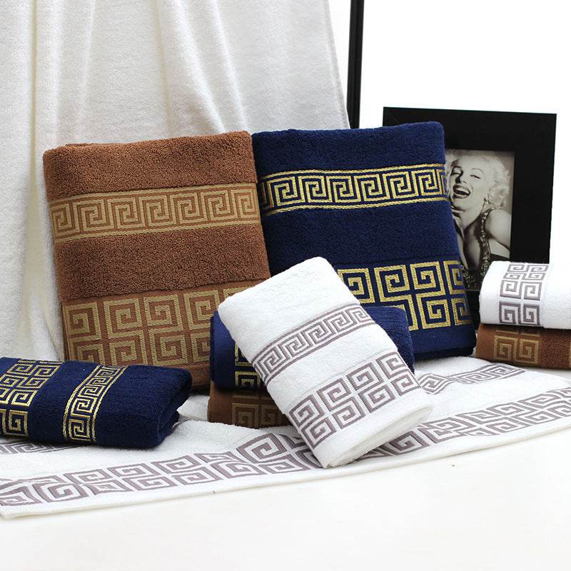 Towels Gift Box Three-piece Set - Mubimart