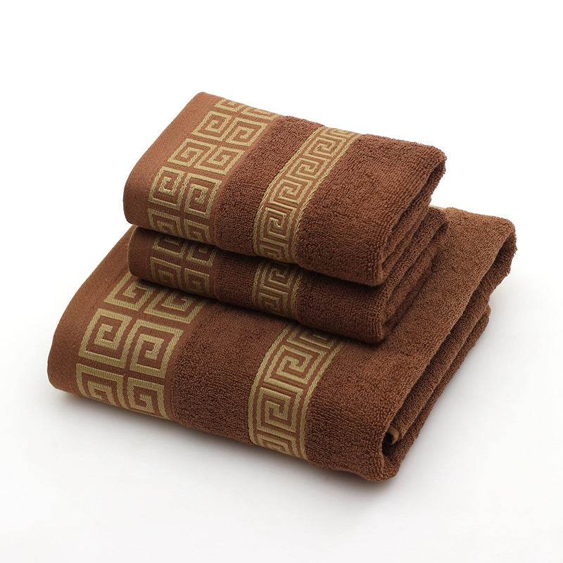 Towels Gift Box Three-piece Set - Mubimart