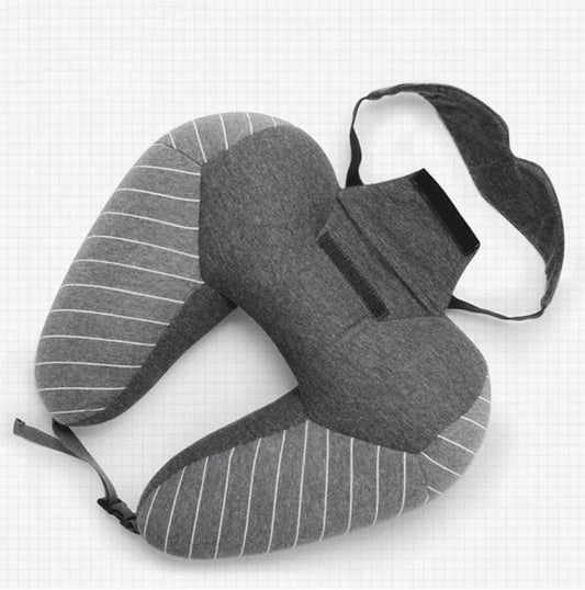 Travel-pillow-foam-particle-pillow-u-shapedcervical-neck-pillow-lumbar-pillow-Mubimart-3550 - Mubimart