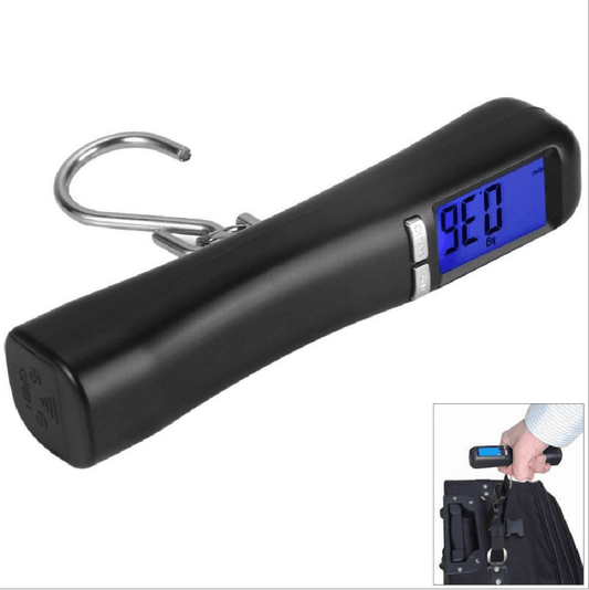 Travel portable luggage suitcase luggage weight digital weighing hook scale - Mubimart