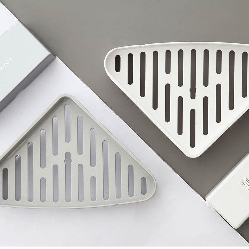 Triangle Corner Shelf, Corner Shelf, Kitchen Storage Shelf - Mubimart