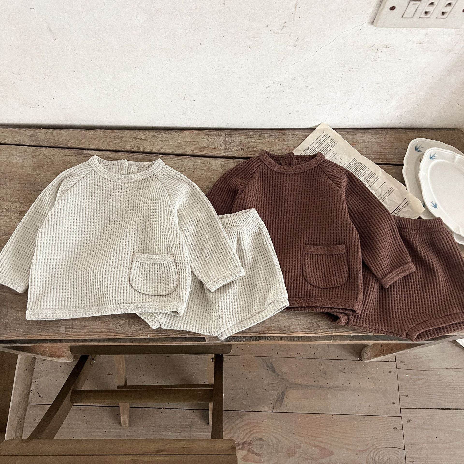 Two Piece Set Of Baby Westernized Sweaters - Mubimart