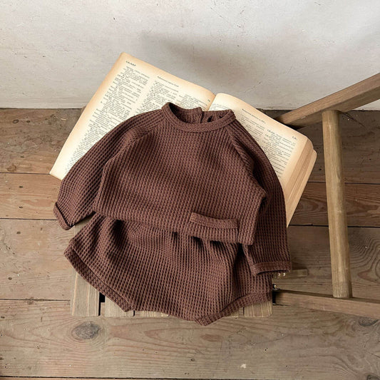 Two Piece Set Of Baby Westernized Sweaters - Mubimart
