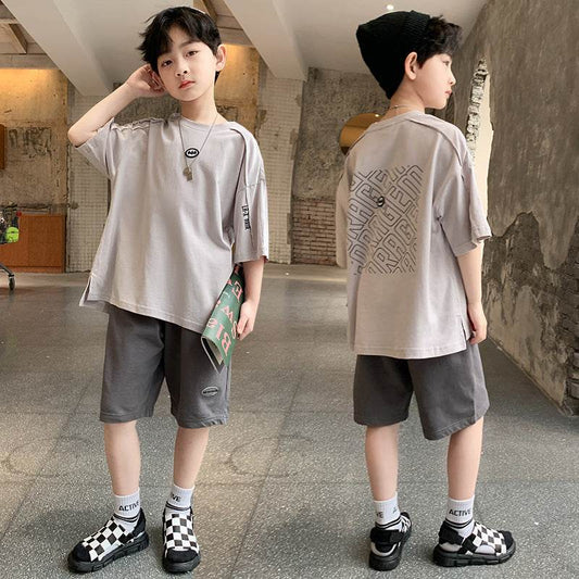 Two-piece Suit For Kids, Handsome And Fashionable, Big Kids - Mubimart