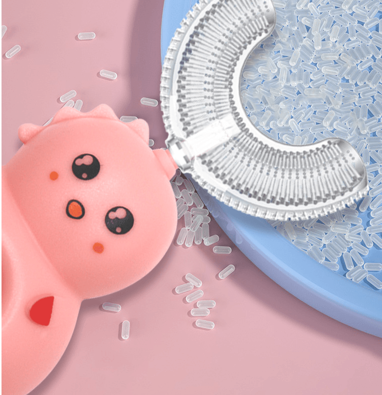 U Child Toothbrush Manual Food Grade Silica Gel - Mubimart