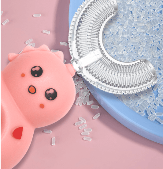 U Child Toothbrush Manual Food Grade Silica Gel - Mubimart