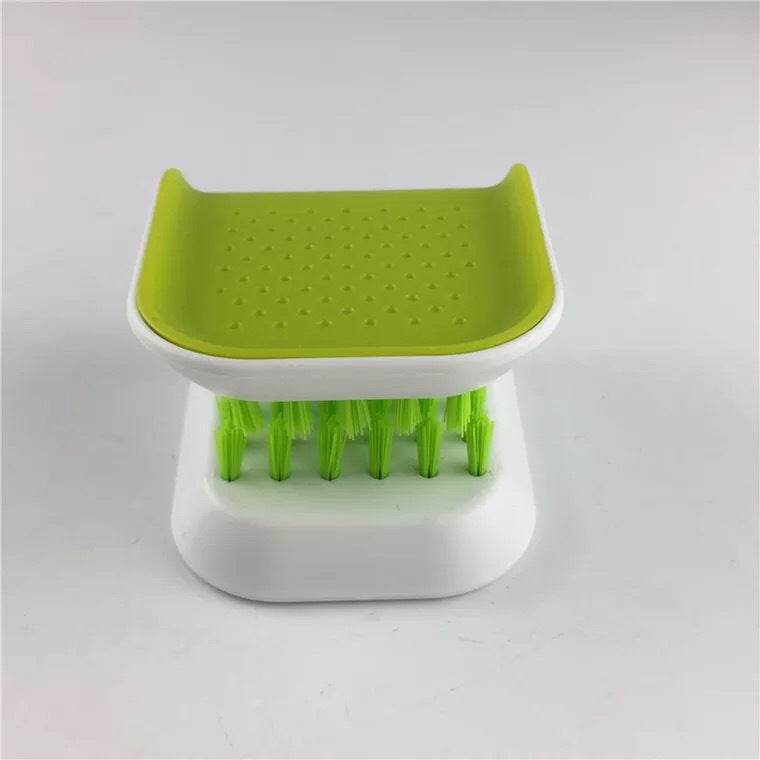 U-Shaped Knife And Cutlery Cleaner Brush Home Kitchen Cleaning Brushes Bristle Scrub Kitchen Washing - Mubimart