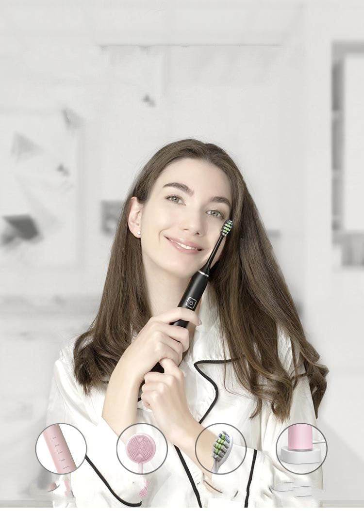Ultrasonic electric toothbrush - Mubimart