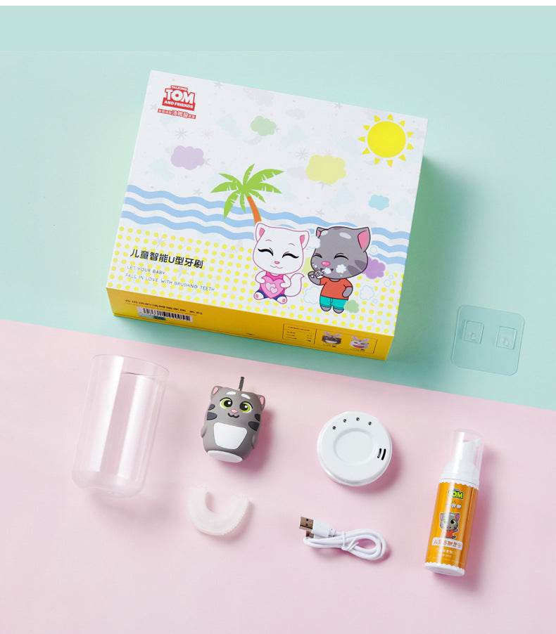 Ultrasonic electric toothbrush for children - Mubimart