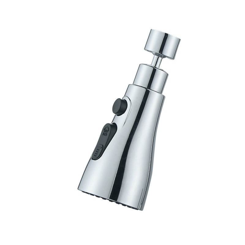 Universal Pressurized Faucet Sprayer Anti-splash 360 Degree Rotating Water Tap Three Stall Water Saving Faucet Nozzle Adapter - Mubimart