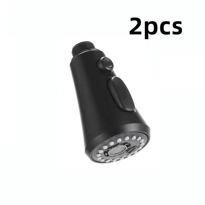 Universal Pressurized Faucet Sprayer Anti-splash 360 Degree Rotating Water Tap Three Stall Water Saving Faucet Nozzle Adapter - Mubimart