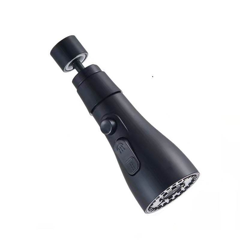 Universal Pressurized Faucet Sprayer Anti-splash 360 Degree Rotating Water Tap Three Stall Water Saving Faucet Nozzle Adapter - Mubimart