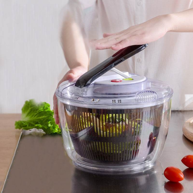 Useful Vegetables Fruits Dryer Salad Spinner Fruit Wash Clean Basket Storage Drying Machine Kitchen Tools Vegetable Dehydrator - Mubimart