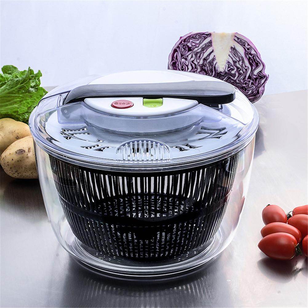 Useful Vegetables Fruits Dryer Salad Spinner Fruit Wash Clean Basket Storage Drying Machine Kitchen Tools Vegetable Dehydrator - Mubimart