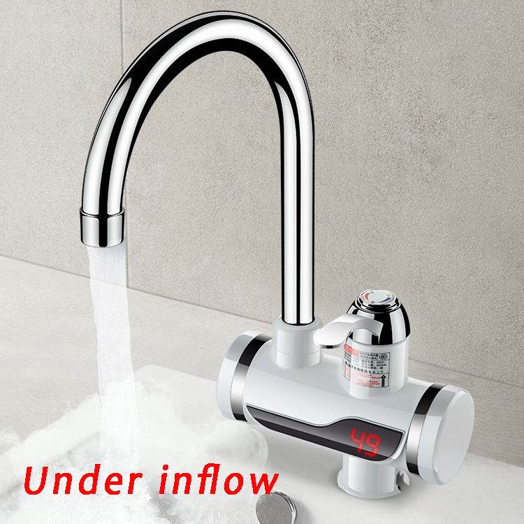 Water Heating Faucet 3000w Instant Hot Electric Faucet Water Heating Tap With LED Display EU Plug 220V Tempreature Faucet - Mubimart