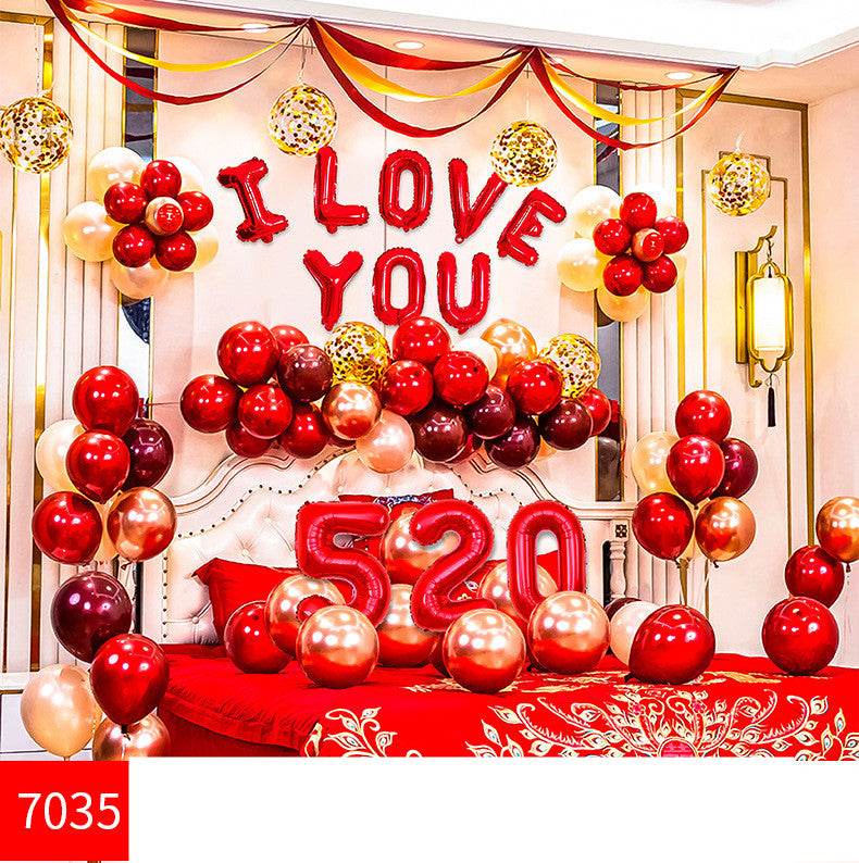 Wedding Balloon Set Wedding Room Decoration Party - Mubimart