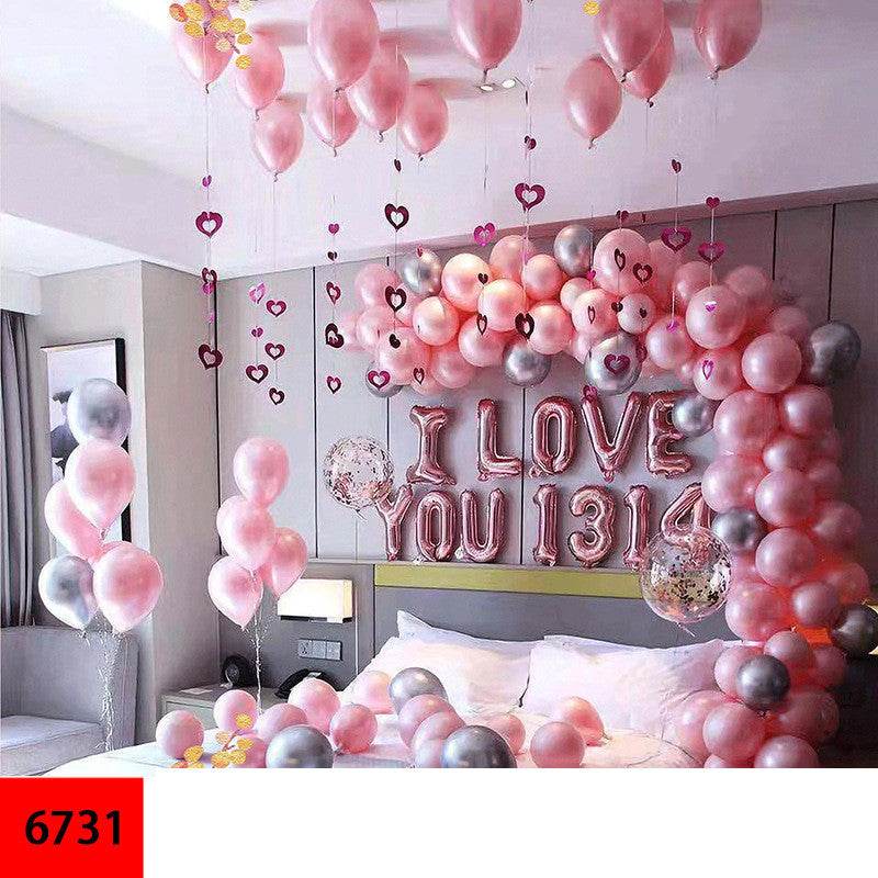 Wedding Balloon Set Wedding Room Decoration Party - Mubimart