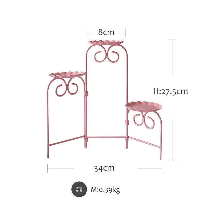 Wedding Dessert Table Pink Cake Stand - Mubimart
